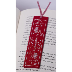 Toconuts Embroidery Bookmark (A Bookworm)