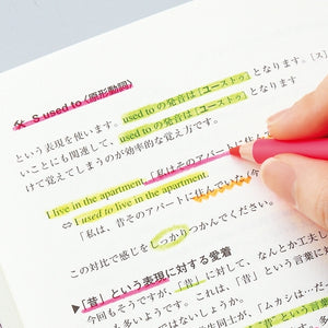 Kutsuwa Hi Line Neon Color Marker - Orange
