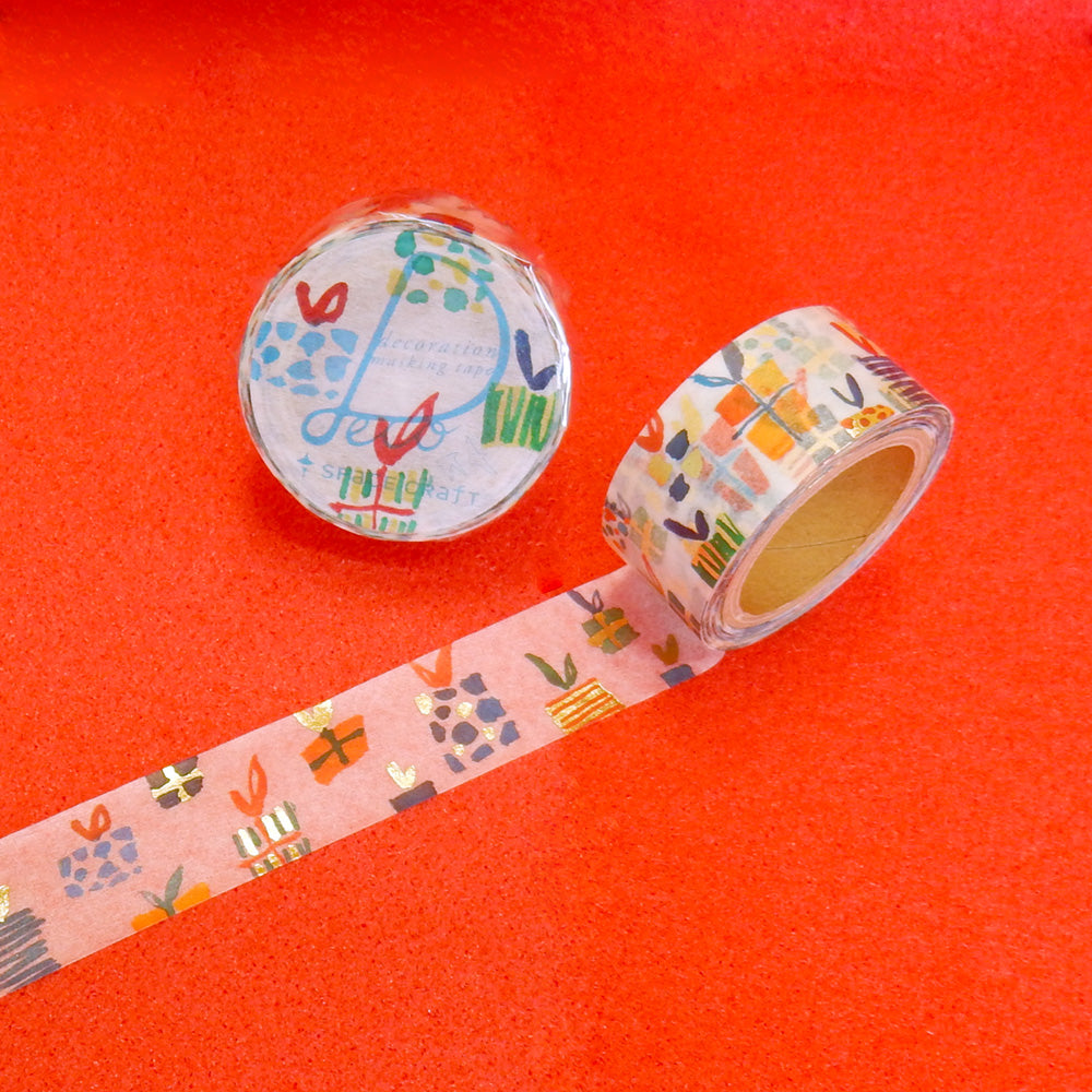 Round Top Space Craft Washi Tape- Christmas