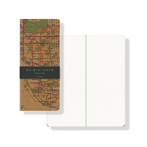 Ro-Biki Note Metro Map Plain Notebook